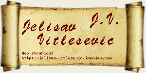 Jelisav Vitlešević vizit kartica